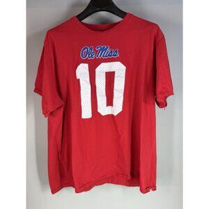 Fanatics Ole Miss Jersey T-shirt #10 Eli Manning, Mens Size 3XL